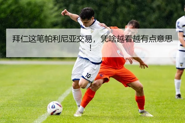 拜仁这笔帕利尼亚交易，凭啥越看越有点意思！